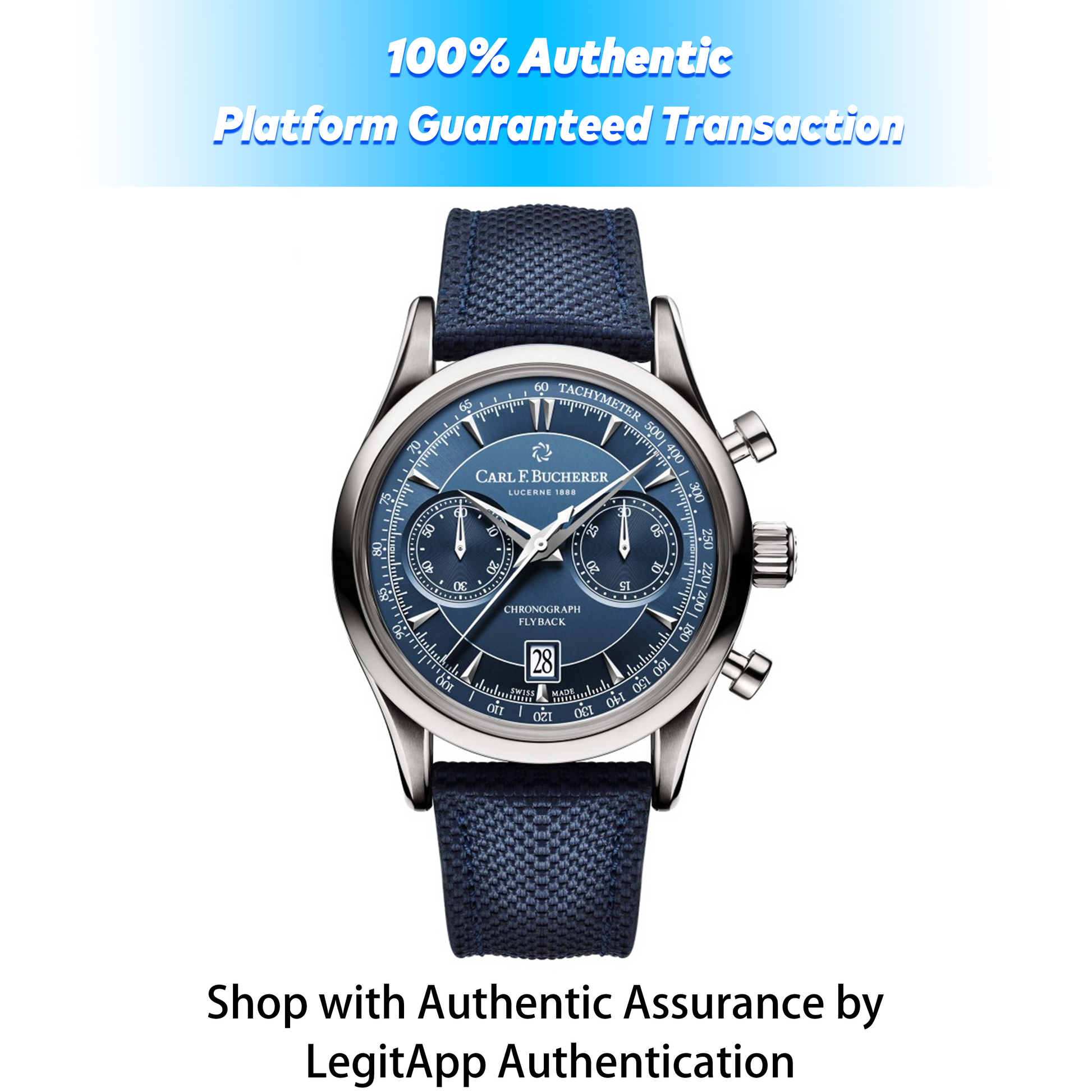 Carl F. Bucherer — Manero Flyback（Reference 00.10919.08.53.01）0814