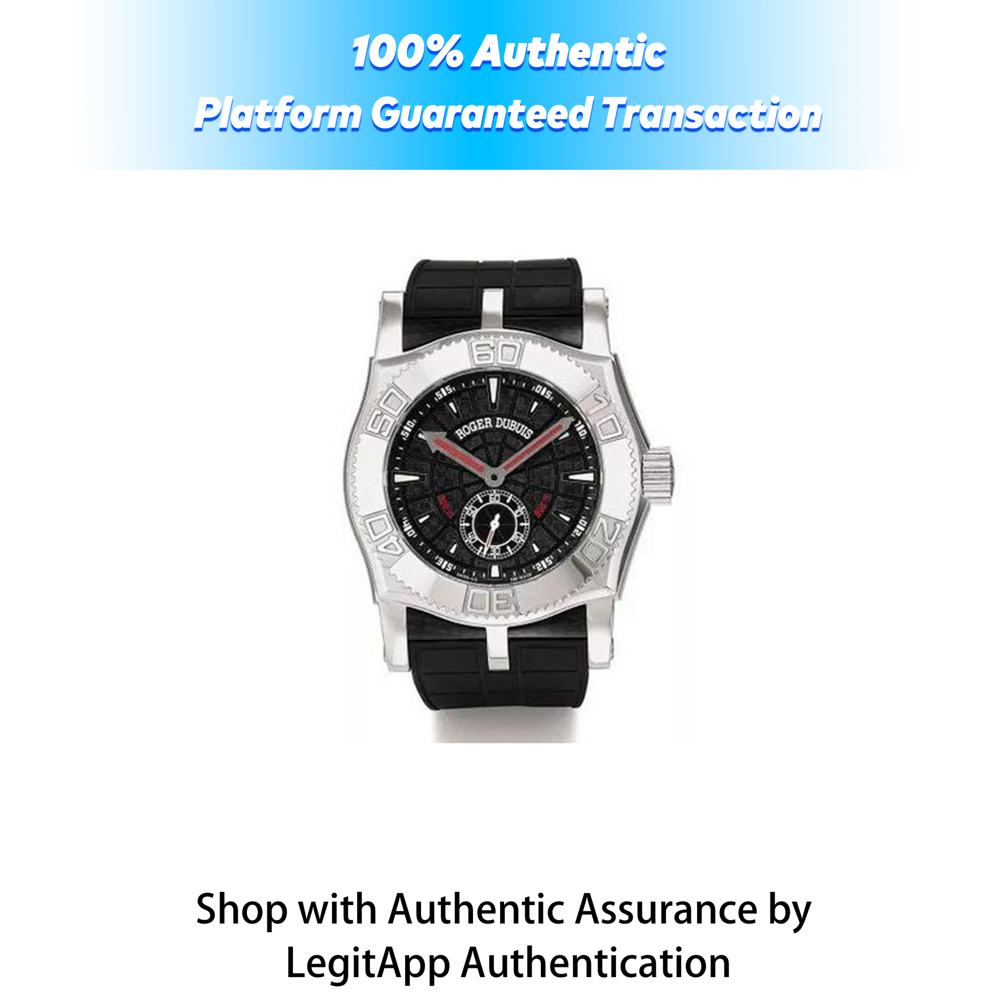 Roger Dubuis Limited Edition (888 pieces) Automatic with 18k Gold Rotor, Carbon Fiber Dial and Lugs, 45mm/Roger Dubuis Limited Edition (888 pieces) Automatic with 18k Gold Rotor, Carbon Fiber Dial and Lugs, 45mm/0962