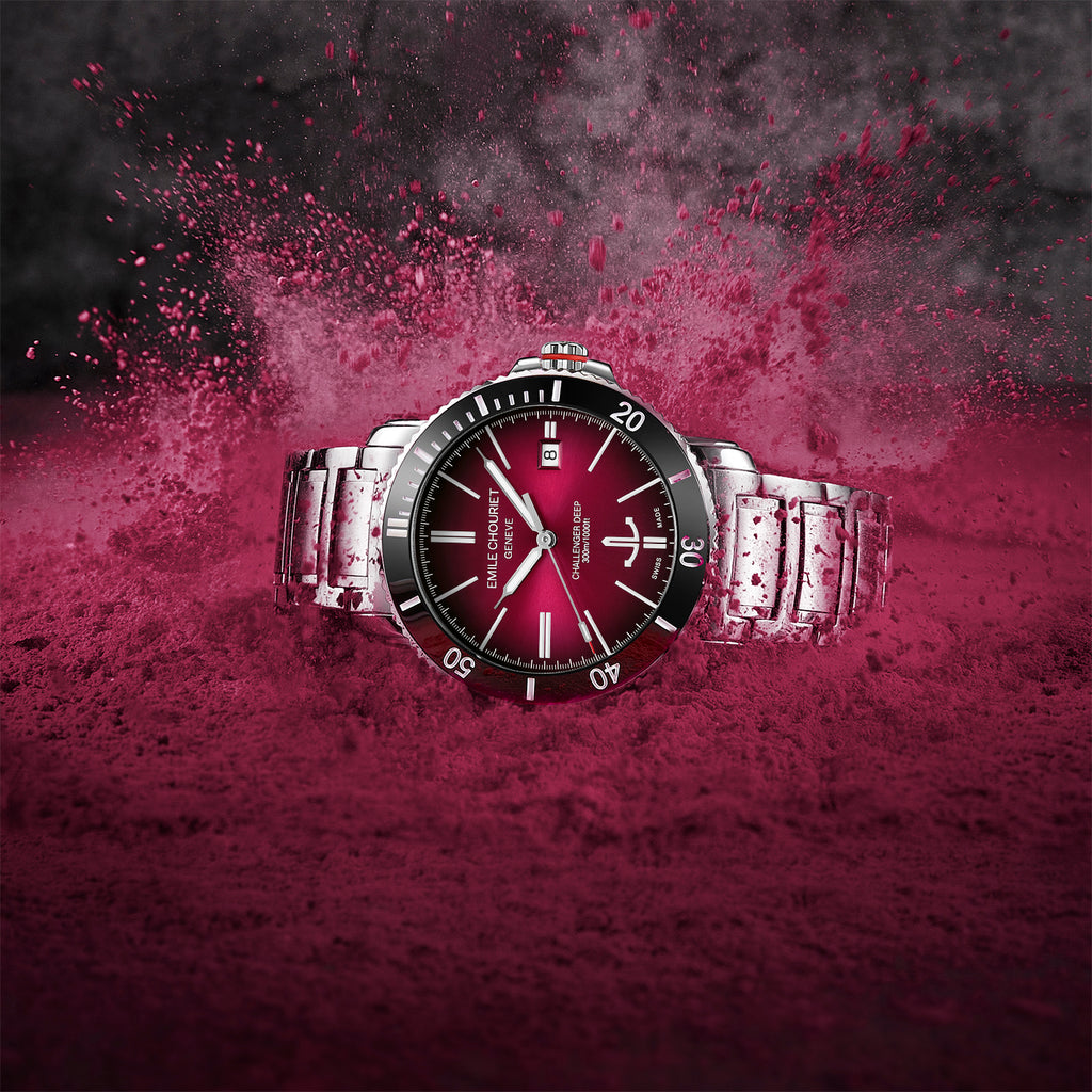 Emile Chouriet Challenger Deep Red 08.1169.G.6.AW.R8.6/1999