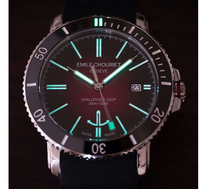 Emile Chouriet Challenger Deep Red 08.1169.G.6.AW.R8.6/1999