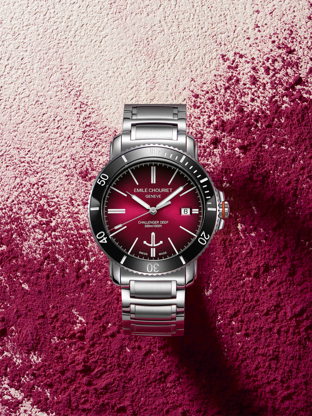 Emile Chouriet Challenger Deep Red 08.1169.G.6.AW.R8.6/1999