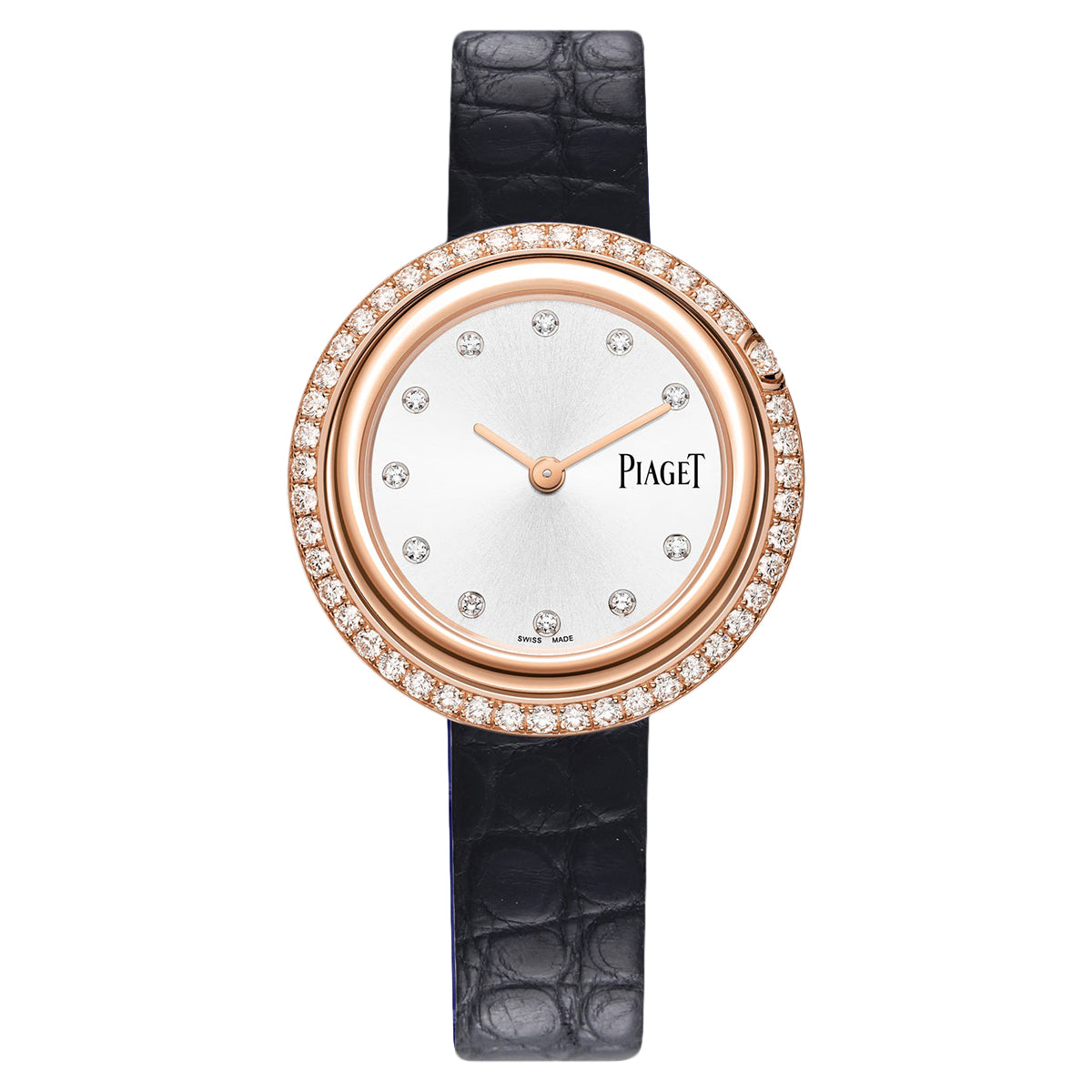 PIAGET POSSESSION series G0A43082 watch, 29mm; white dial; 18K rose gold with original diamonds; quartz movement / WHP03354