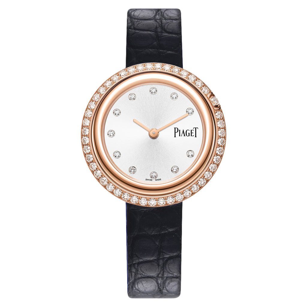 PIAGET POSSESSION series G0A43082 watch, 29MM; green dial; 18K rose gold with original diamonds; quartz movement, women's watch / WHP03354white dial; 18K rose gold with original diamonds; quartz movement; women's watch / WHP033544