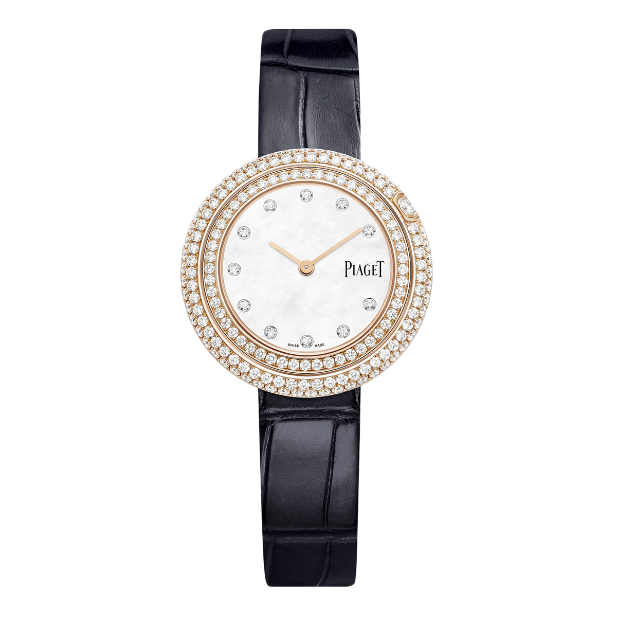 PIAGET POSSESSION series G0A45082 quartz movement, 29mm white dial, 18K rose gold with original diamonds / WHP032925