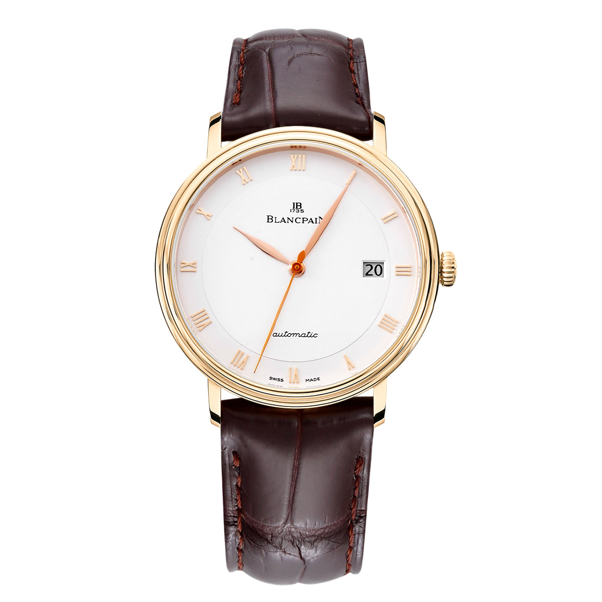 Blancpain Villeret Ultraplate Automatic 38mm 18K Rose Gold（ 6223-3642-55B）/WHP035608