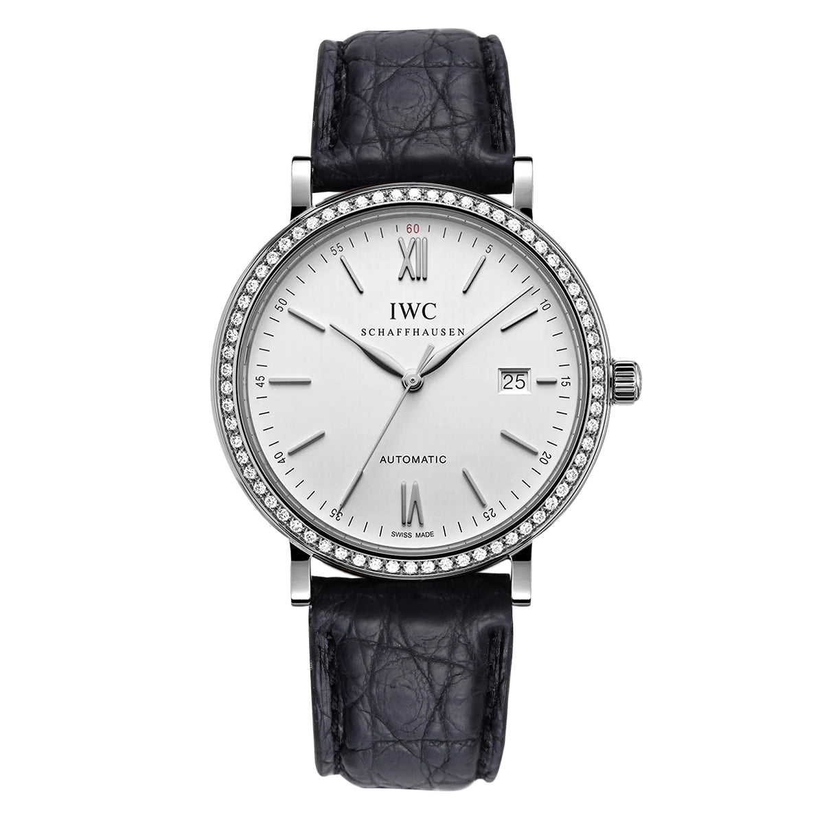 IWC Portofino Automatic 40mm (Customized model with diamonds set on the back)/WHP037203