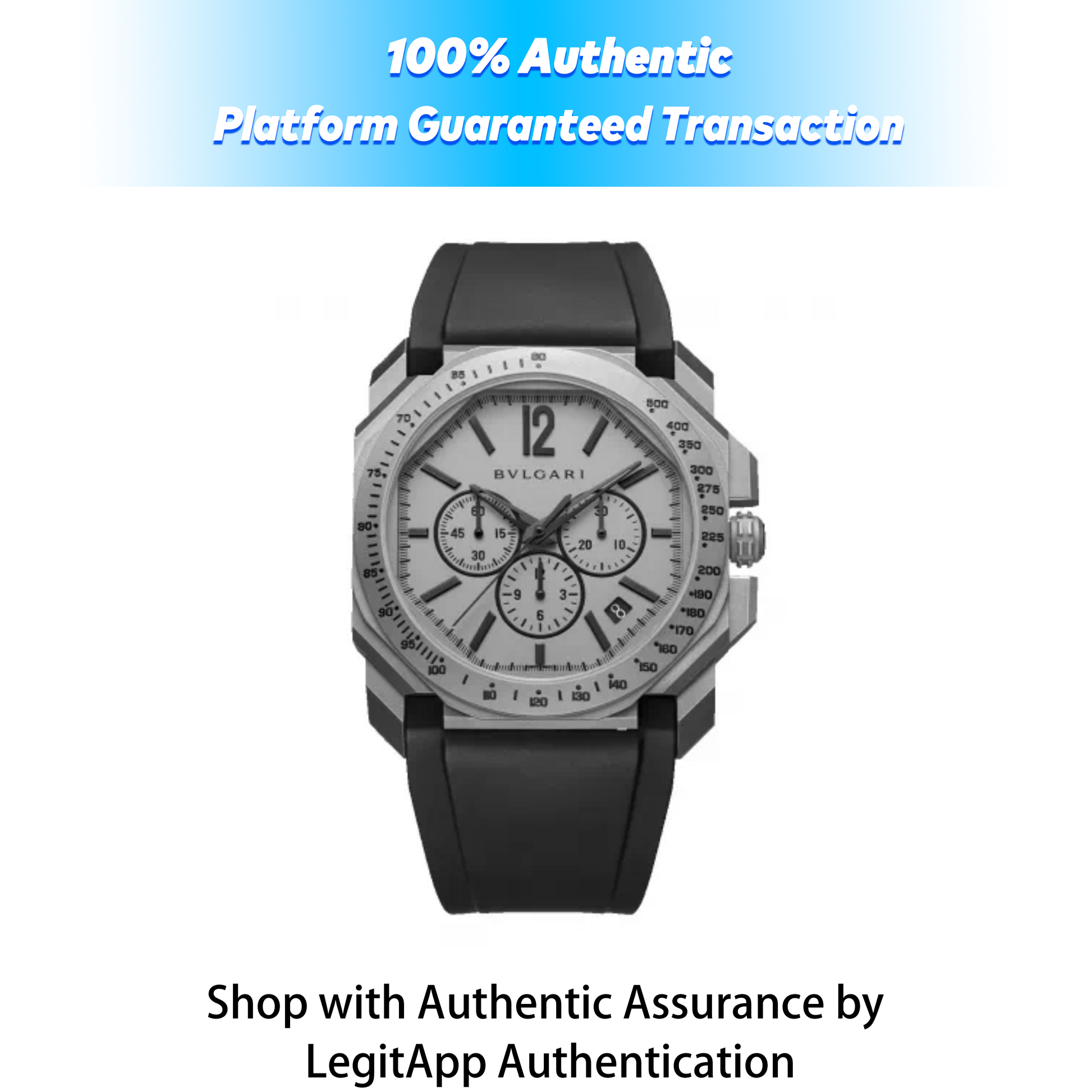 Bvlgari Octo Velocissimo Titanium / Grey / Rubber Ref. 102859/2065