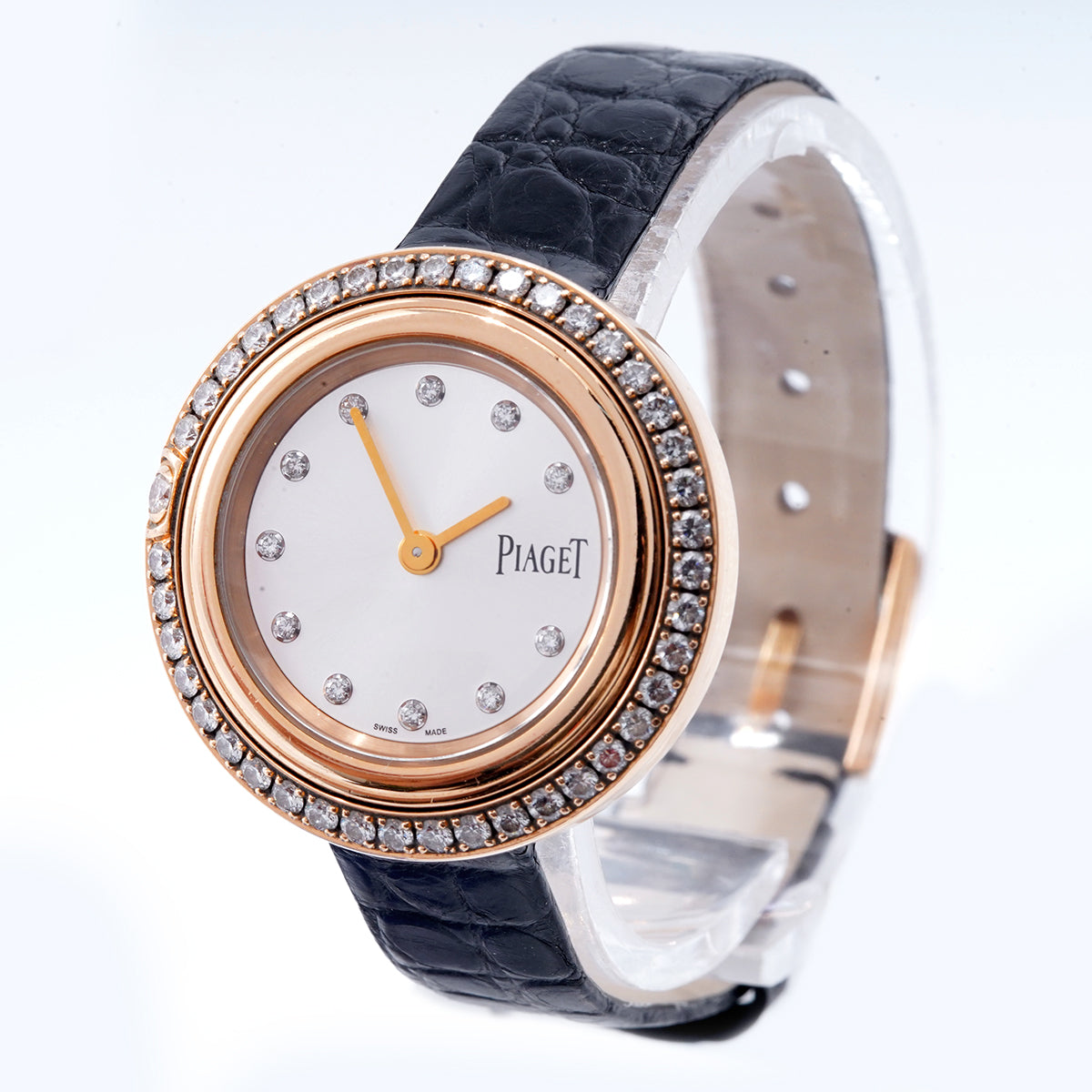 PIAGET POSSESSION series G0A43082 watch, 29MM; green dial; 18K rose gold with original diamonds; quartz movement, women's watch / WHP03354white dial; 18K rose gold with original diamonds; quartz movement; women's watch / WHP033544