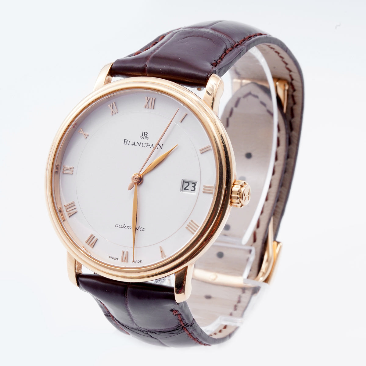 Blancpain Villeret Ultraplate Automatic 38mm 18K Rose Gold（ 6223-3642-55B）/WHP035608