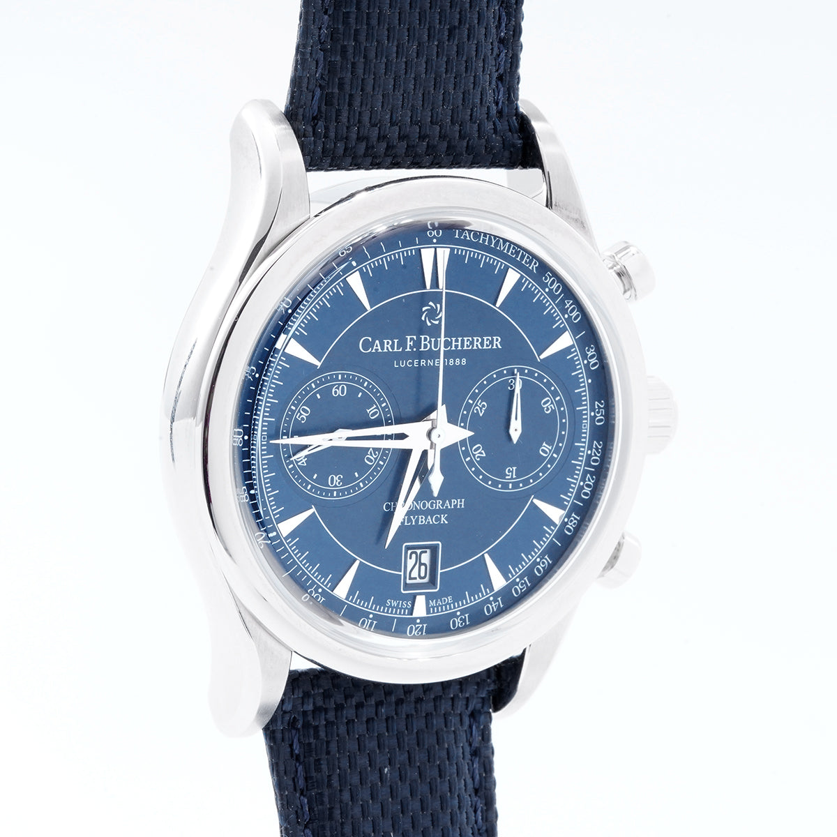 Carl F. Bucherer Manero Flyback Stainless Steel / Blue（ 00.10919.08.53.01）