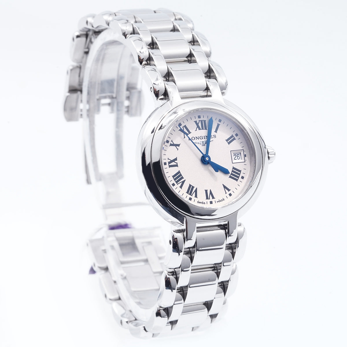 Longines Elegant Series L8.110.4.71.6 Watch - 26.5mm White Stainless Steel Quartz Movement -  /WHP033542