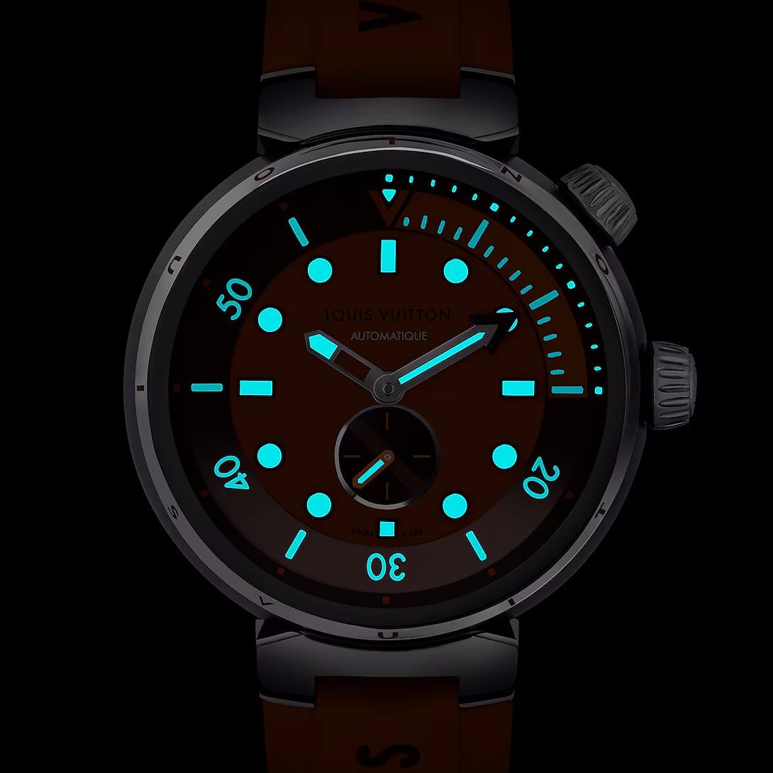 Louis Vuitton Tambour Street Diver, automatic, 44 mm, steel – Reference QA172A/3121