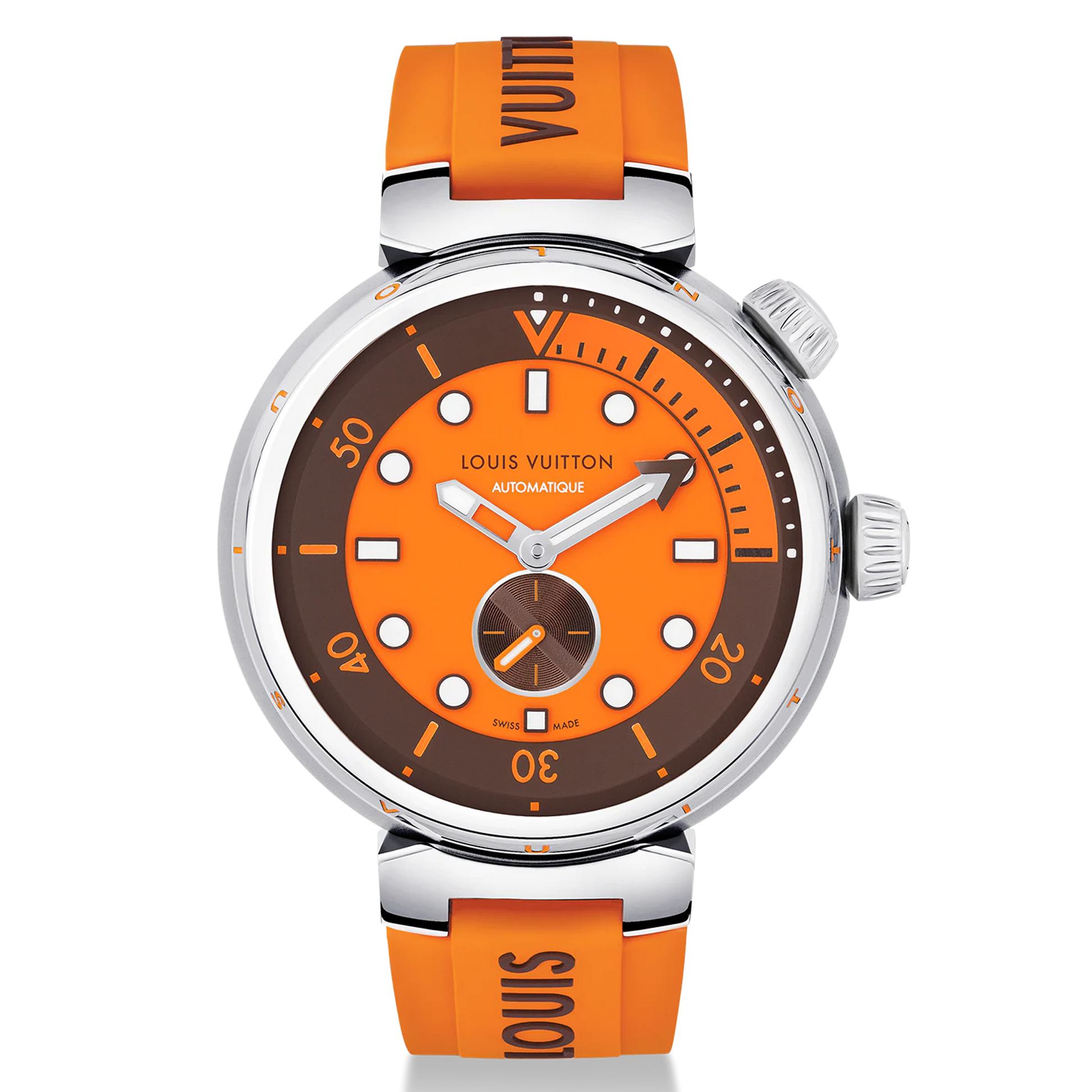 Louis Vuitton Tambour Street Diver, automatic, 44 mm, steel – Reference QA172A/3121