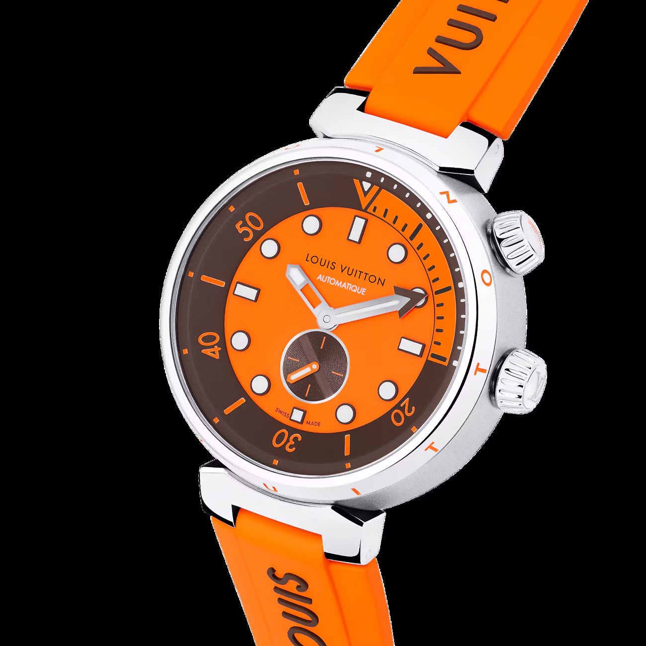 Louis Vuitton Tambour Street Diver, automatic, 44 mm, steel – Reference QA172A/3121