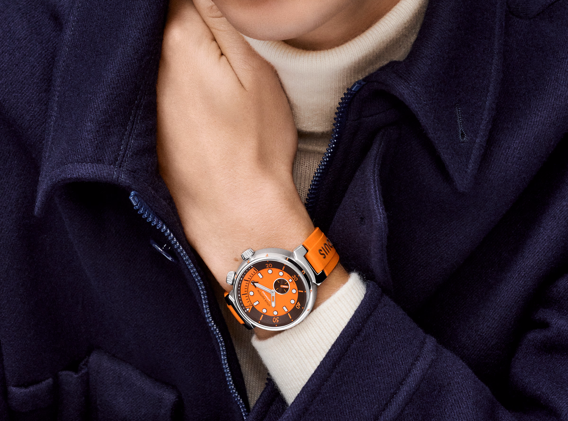 Louis Vuitton Tambour Street Diver, automatic, 44 mm, steel – Reference QA172A/3121