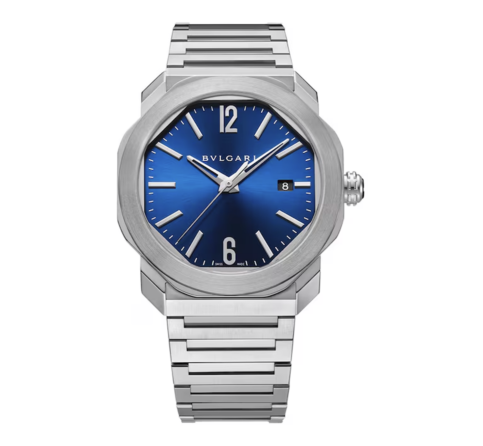 BVLGARI Octo Roma 41mm Stainless Steel Blue Dial (Ref. 102856)3550