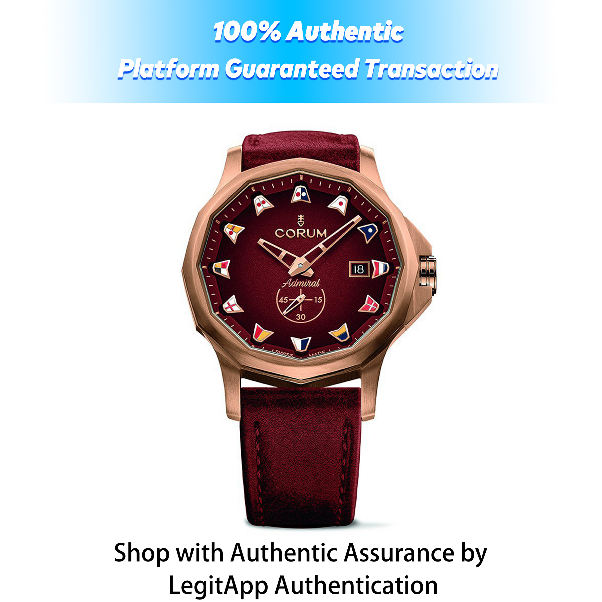 Corum Admiral's Cup Collection / Reference No. A395/04319Automatic Mechanical MovementBronze Case / 42mm Case Diameter/3664