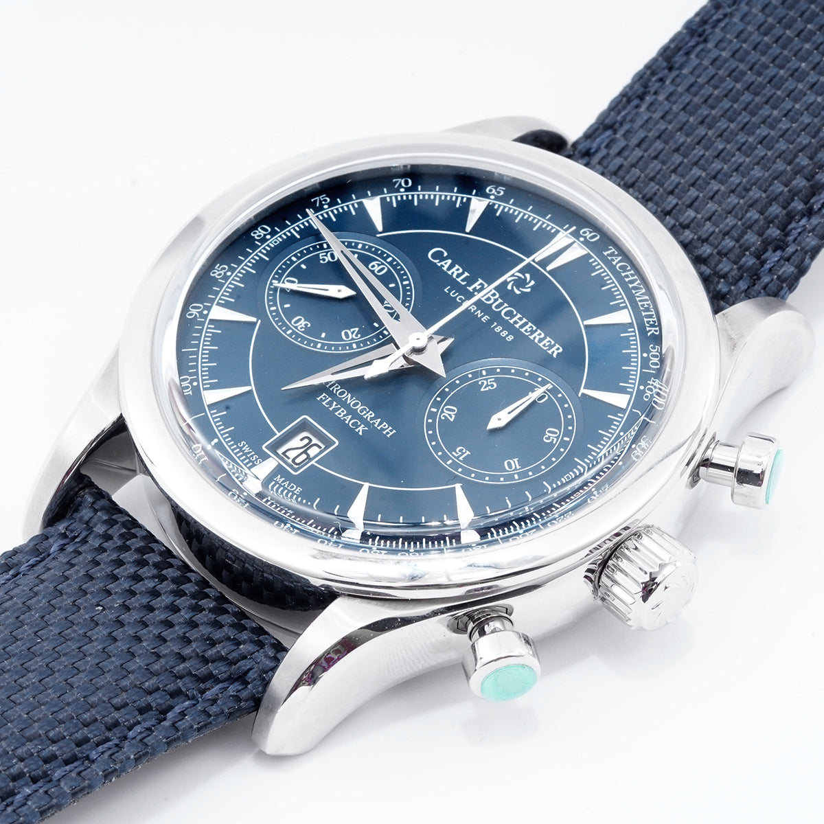 Carl F. Bucherer Manero Flyback Stainless Steel / Blue（ 00.10919.08.53.01）