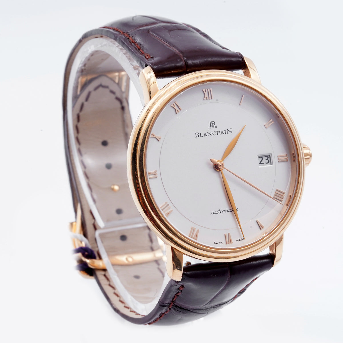 Blancpain Villeret Ultraplate Automatic 38mm 18K Rose Gold（ 6223-3642-55B）/WHP035608
