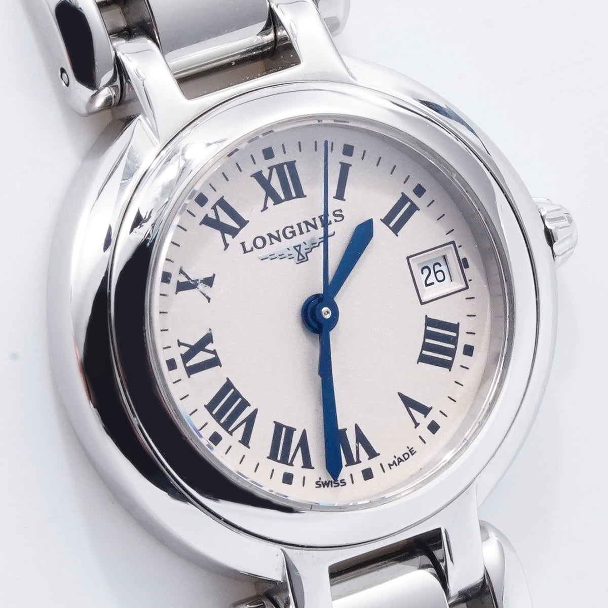 Longines Elegant Series L8.110.4.71.6 Watch - 26.5mm White Stainless Steel Quartz Movement -  /WHP033542