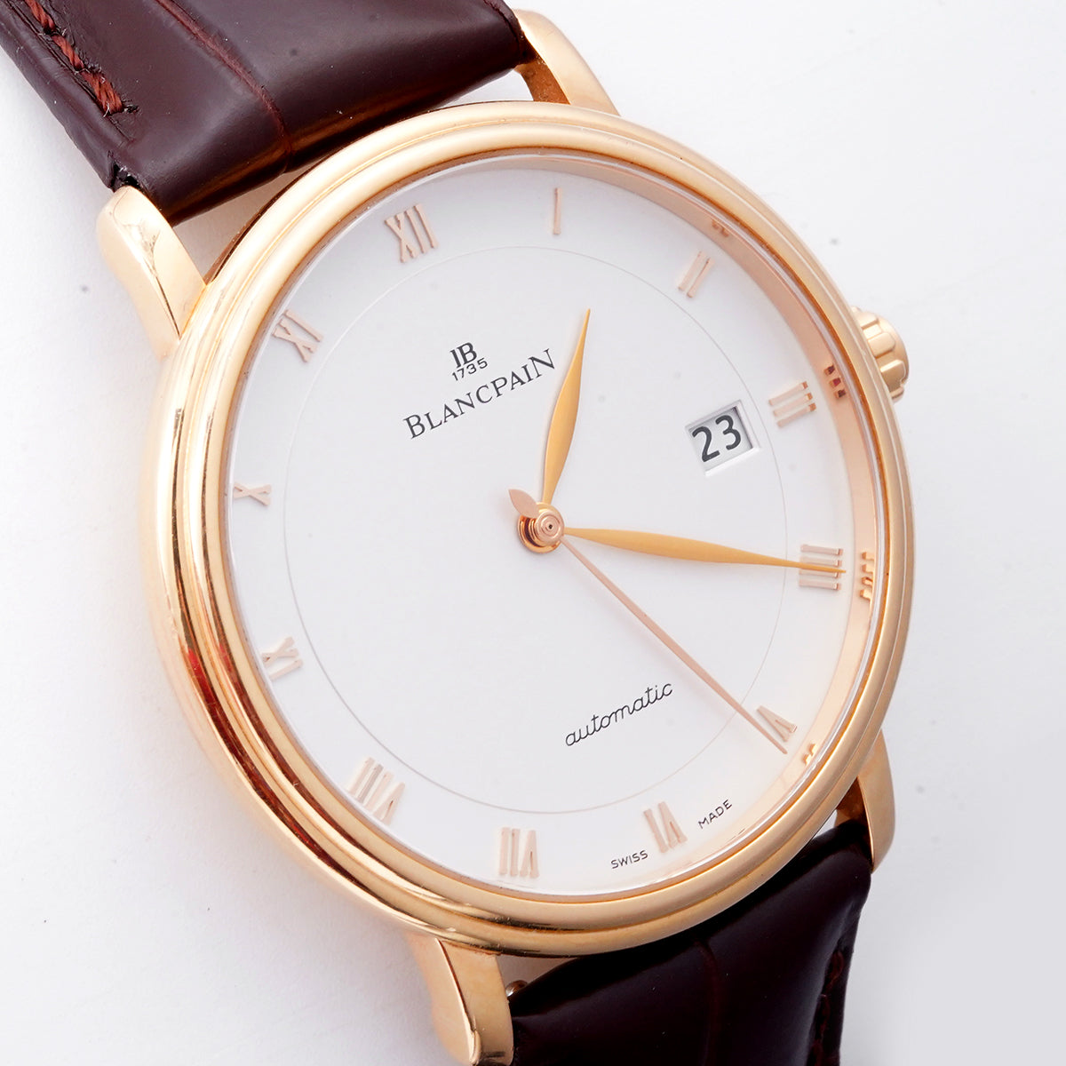Blancpain Villeret Ultraplate Automatic 38mm 18K Rose Gold（ 6223-3642-55B）/WHP035608