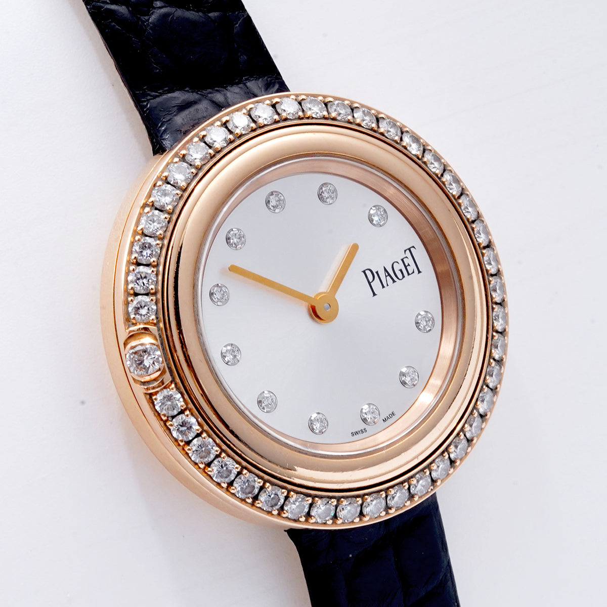 PIAGET POSSESSION series G0A43082 watch, 29MM; green dial; 18K rose gold with original diamonds; quartz movement, women's watch / WHP03354white dial; 18K rose gold with original diamonds; quartz movement; women's watch / WHP033544