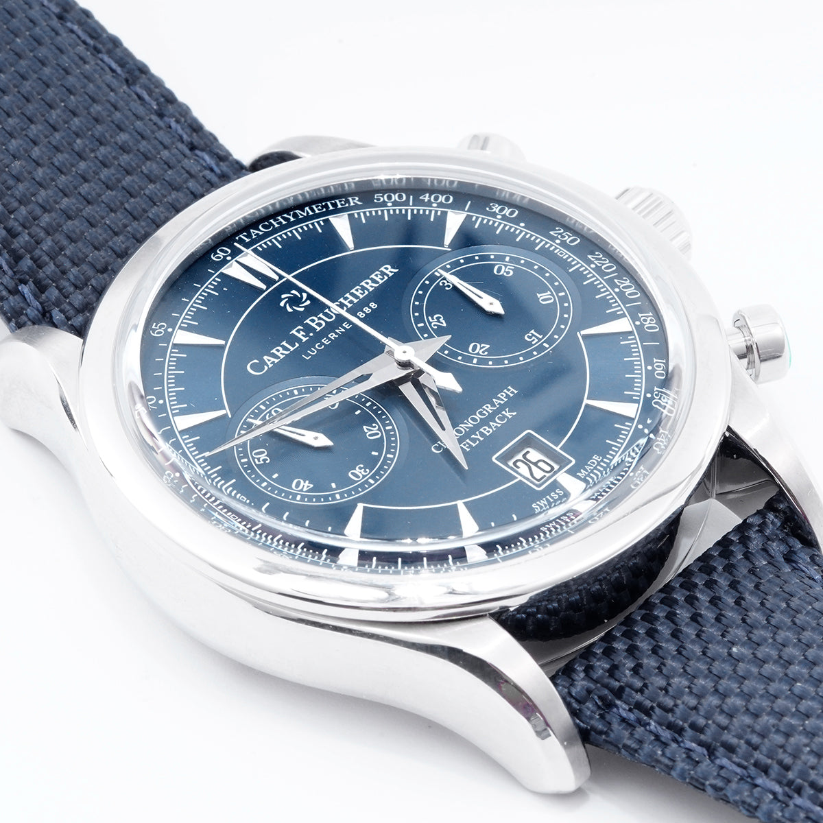 Carl F. Bucherer Manero Flyback Stainless Steel / Blue（ 00.10919.08.53.01）