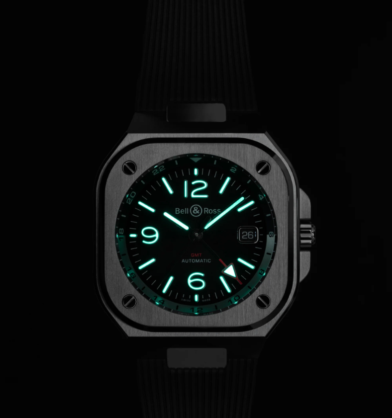 Bell & Ross BR-05 GMT Rubber Strap/7466
