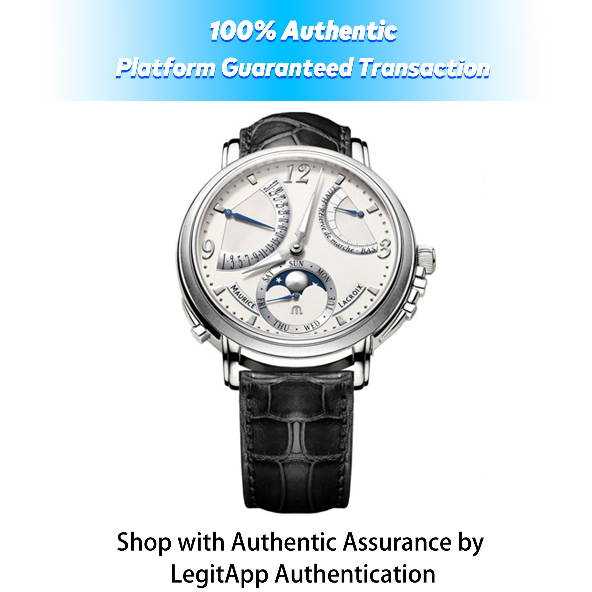 Maurice Lacroix Masterpiece Lune Retrograde MP7078‑SS001‑120/5392