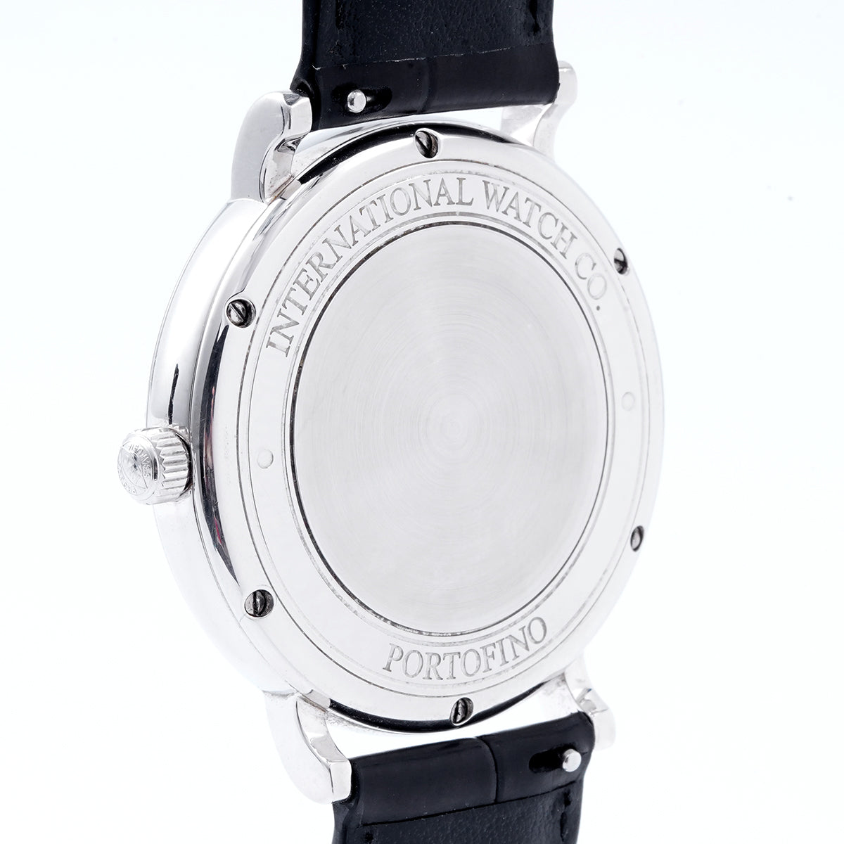 IWC Schaffhausen Portofino Automatic Watch IW356517, 40mm White Dial, Stainless Steel with Rear - set Diamonds/WHP034745