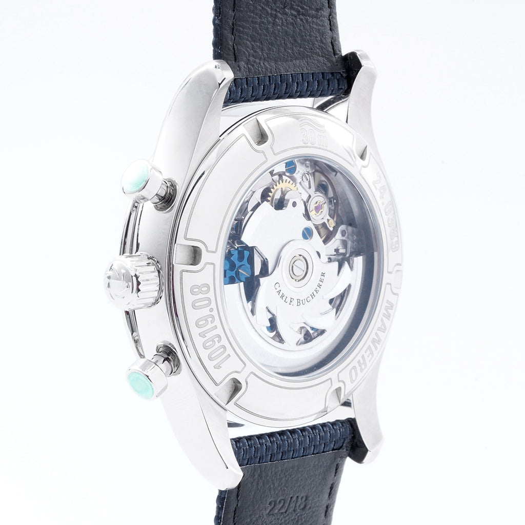 Carl F. Bucherer Manero Flyback Stainless Steel / Blue（ 00.10919.08.53.01）