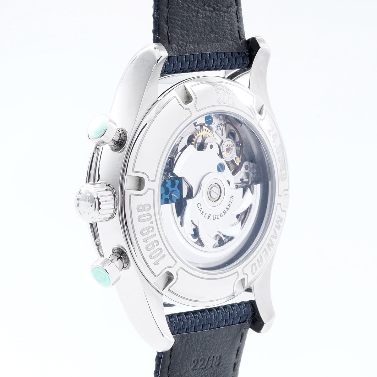 Carl F. Bucherer Manero Flyback Stainless Steel / Blue（ 00.10919.08.53.01）