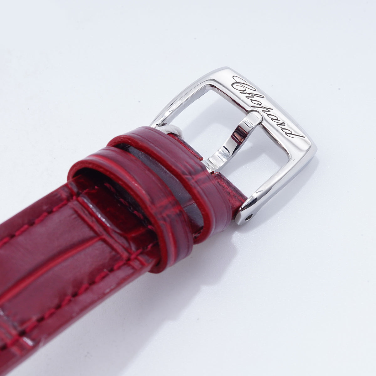 Chopard HAPPY SPORT series 278590-6001 wristwatch, 30mm white dial, gold case, quartz movement / WHP033998