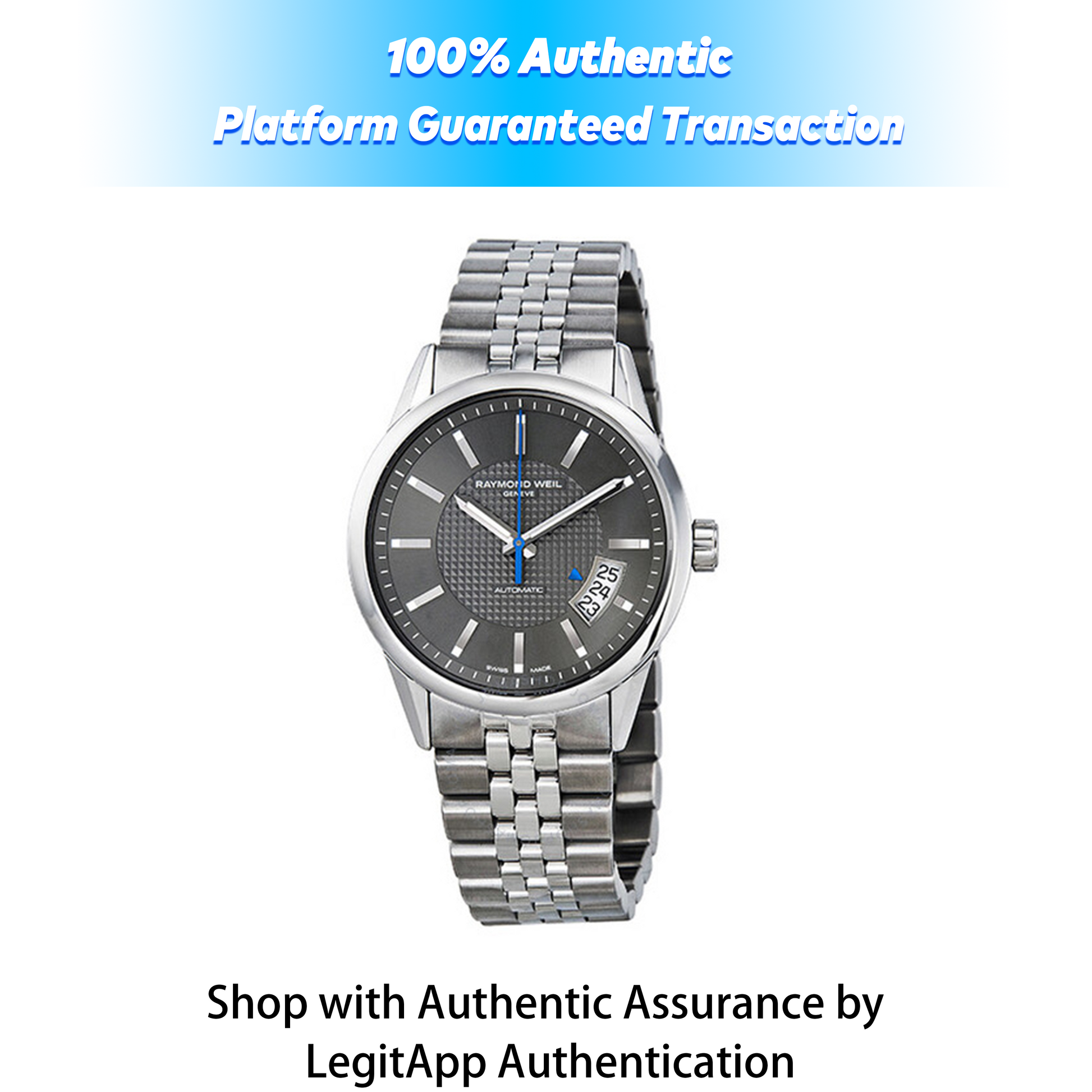 Raymond Weil Freelancer Automatic Men’s Watch — model 2770-ST-60001/7593