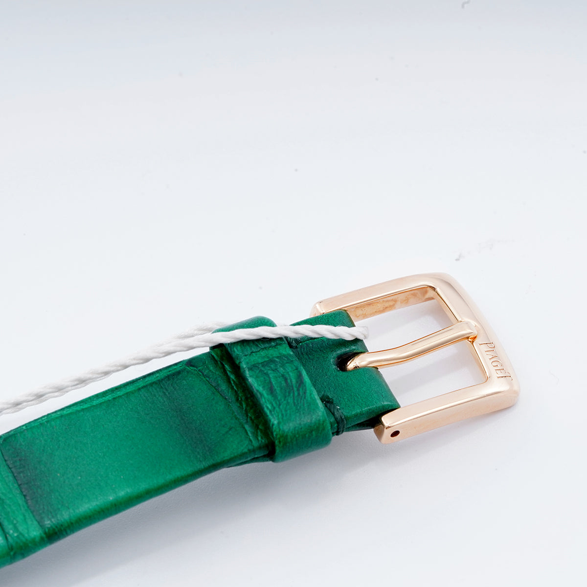 PIAGET (伯爵) POSSESSION series G0A44187 quartz movement, 29MM， green dial， 18K rose gold with original diamonds， women's watch / WHP032887