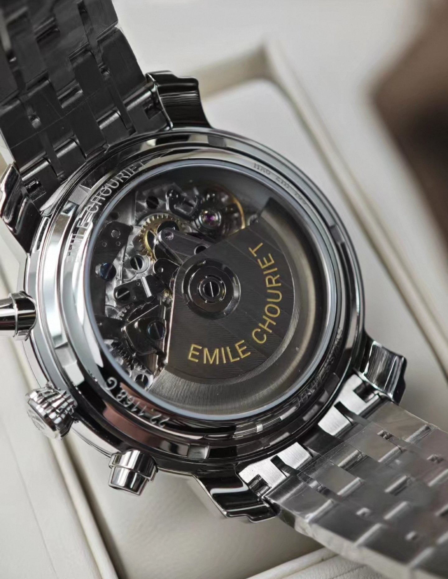 Emile Chouriet Lac Léman Green Chronograph 22.1168.G42.6.6.48.6 /8826