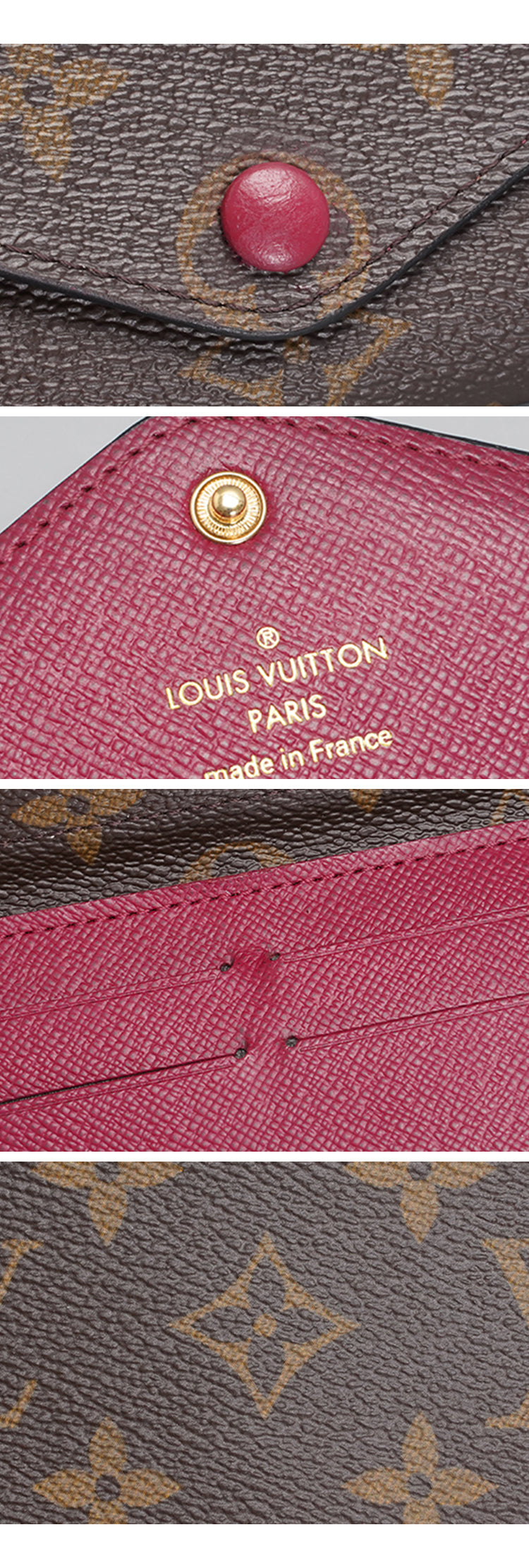 Louis Vuitton Fuchsia Monogram Canvas Josephine Wallet BGP202408
