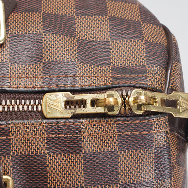 Louis Vuitton speedy30 Shoulder bag with straps, checkered pattern, brown color, BGP19792