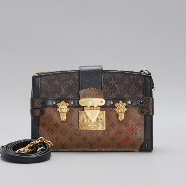 Louis Vuitton Trunk Brown Monogram Canvas Shoulder Bag BGT128338