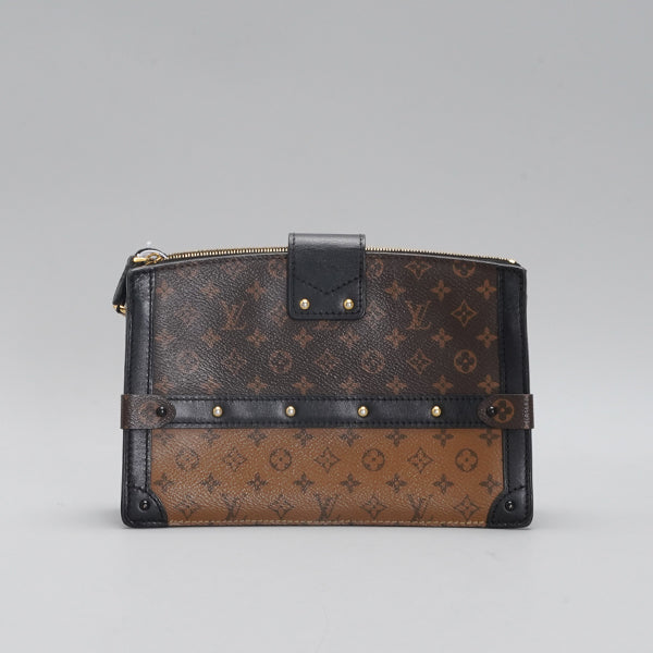 Louis Vuitton Trunk Brown Monogram Canvas Shoulder Bag BGT128338