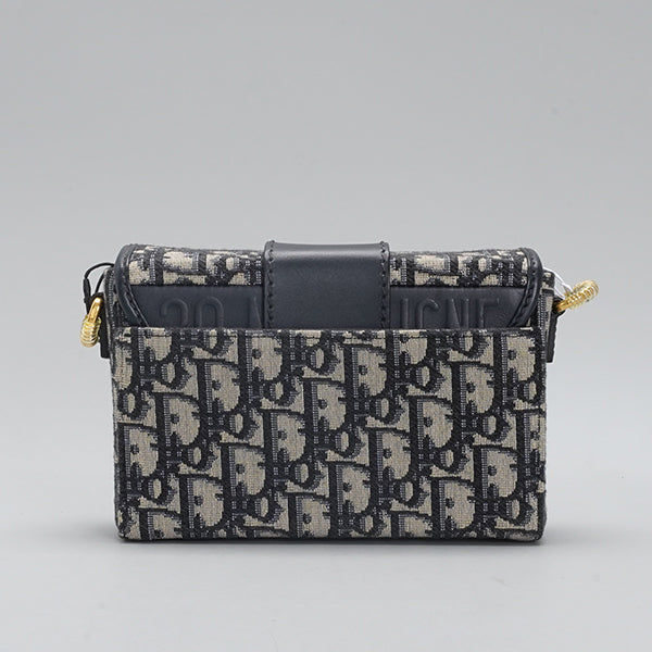 Dior Jacquard Montaigne 30 Box Shoulder Bag BGT128323