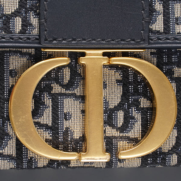 Dior Jacquard Montaigne 30 Box Shoulder Bag BGT128323