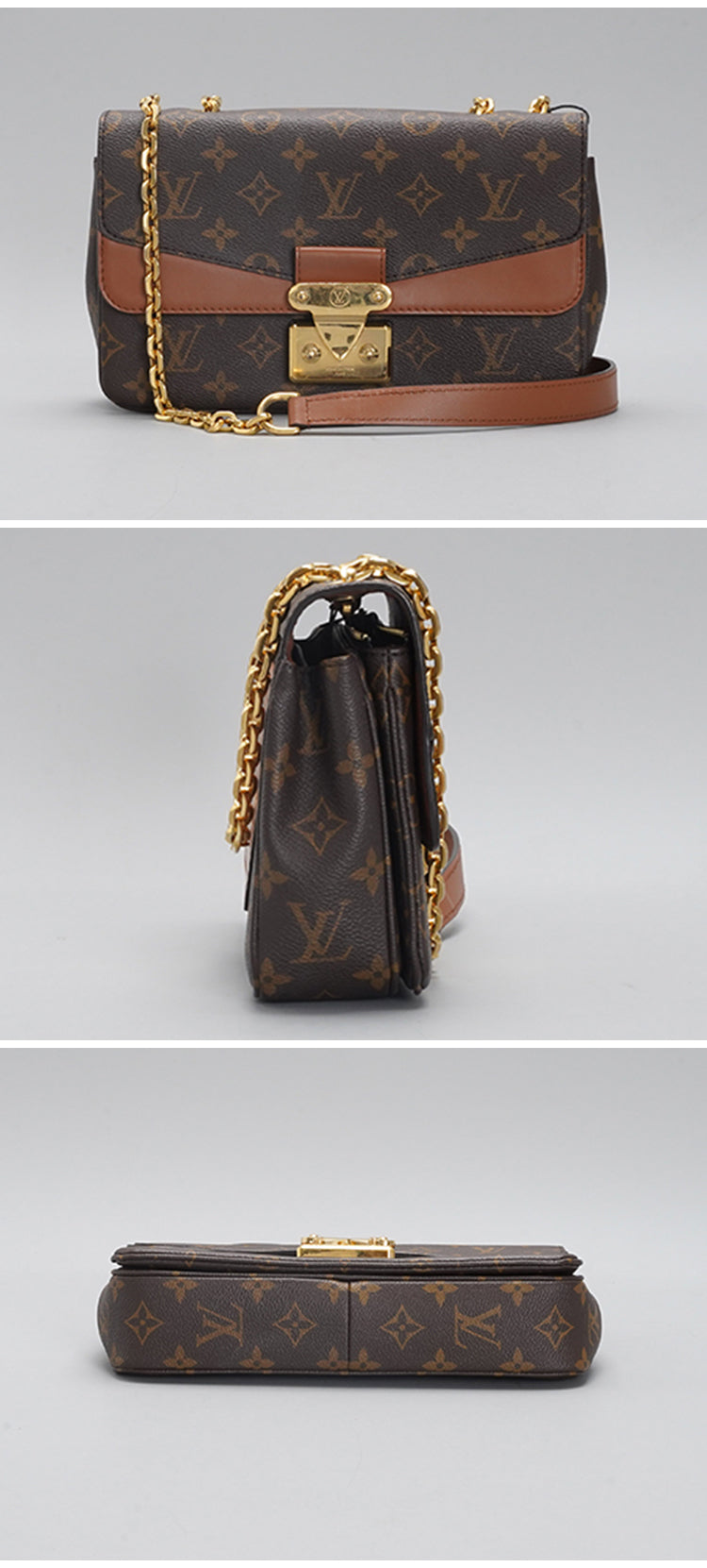 LOUIS VUITTON  Marceau Chain Shoulder Bag BGT128326