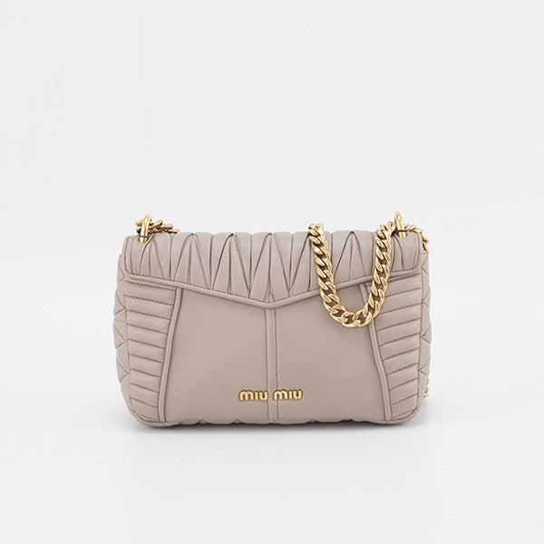 MiuMiu Lambskin Shoulder Bag 23cm BGP192400