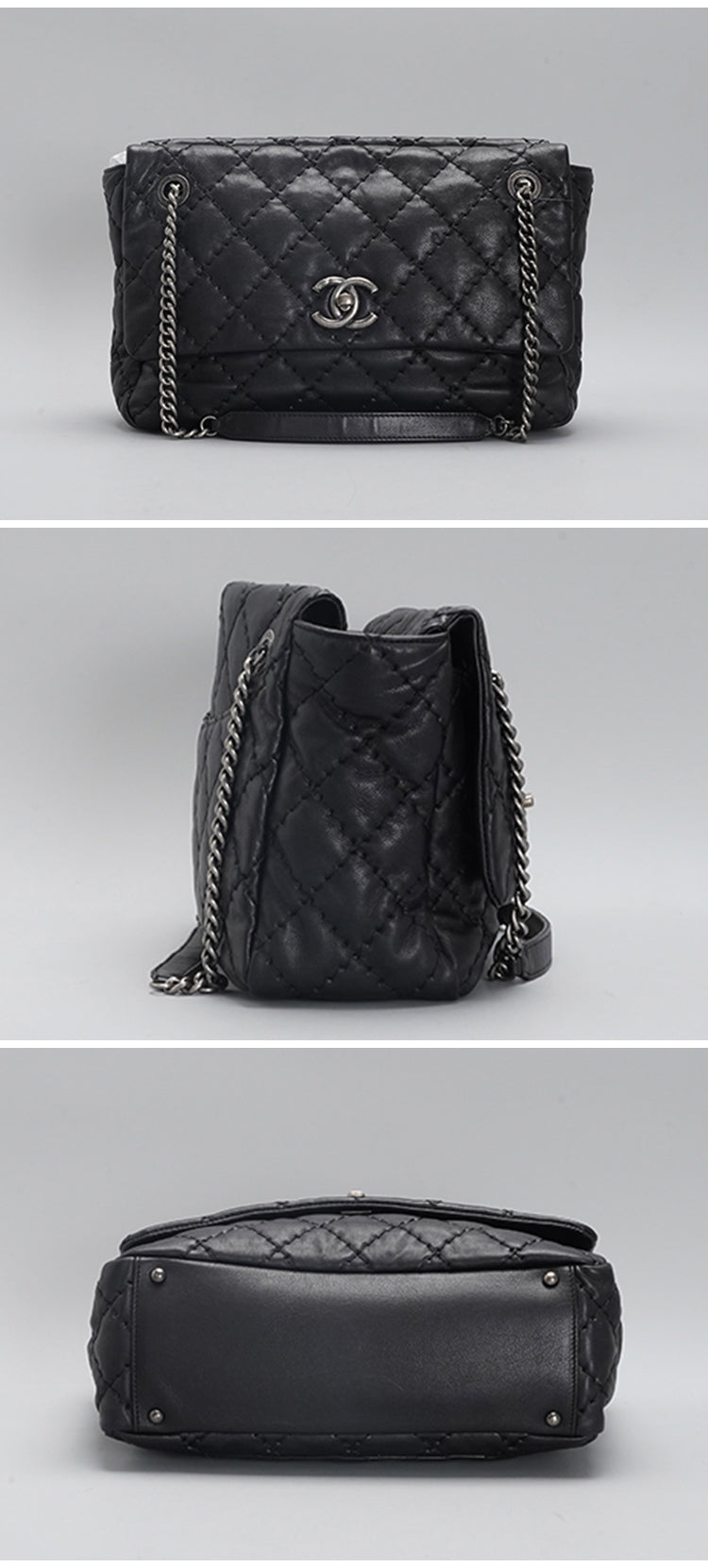 Chanel Quilted Leather Shoulder Bag BGT128316