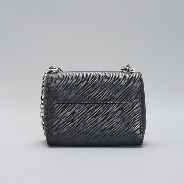 Louis Vuitton Epi Twist MM Chain Black Leather  Shoulder Bag BGT128340