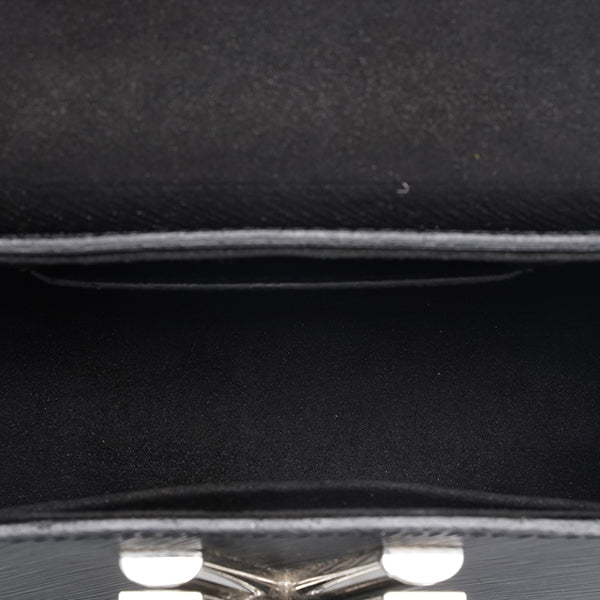 Louis Vuitton Epi Twist MM Chain Black Leather  Shoulder Bag BGT128340