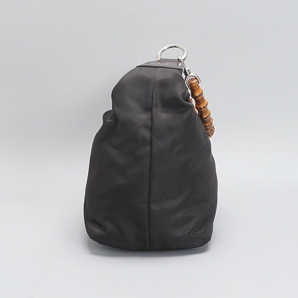 Gucci Nylon Bamboo Shoulder Bag BGP191015