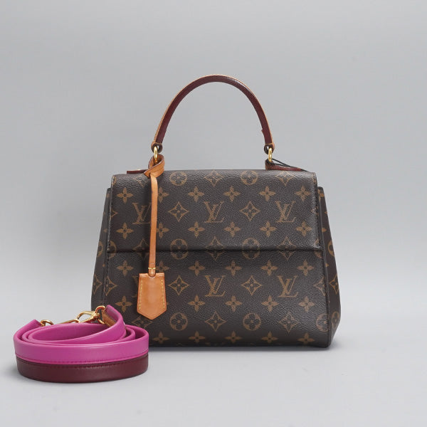 Louis Vuitton Brown Monogram Cluny BB Top Handle Bag BGP199902