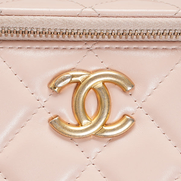 Chanel Vanity Case Light Pink Caviar shoulder bag BGT128320